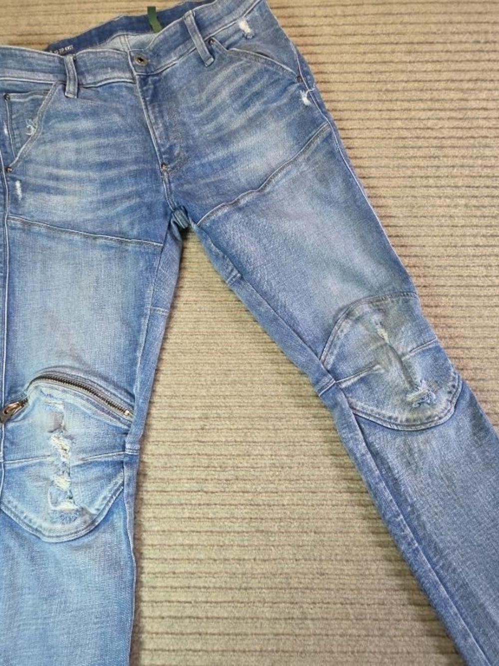 G Star Raw 32/32 5620 3D Zip Knee Skinny Denim Pants Jeans Trousers Chinos